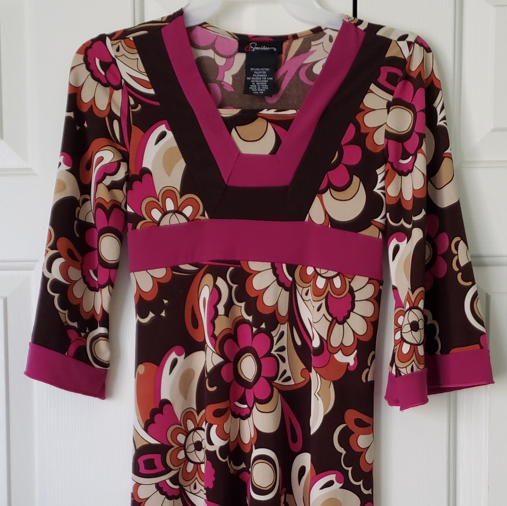 Girls Dress w/ Belt sz 12- Preowned